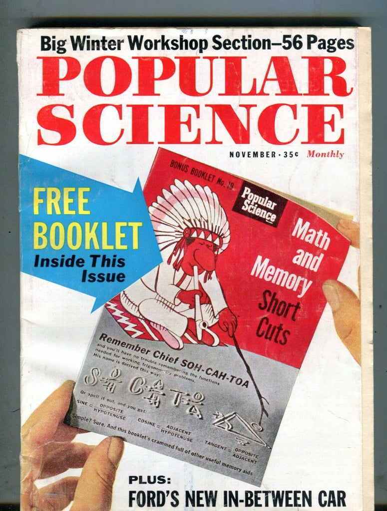 Popular Science Magazine November 1961 Math Memory Short Cuts 062217nonjhe
