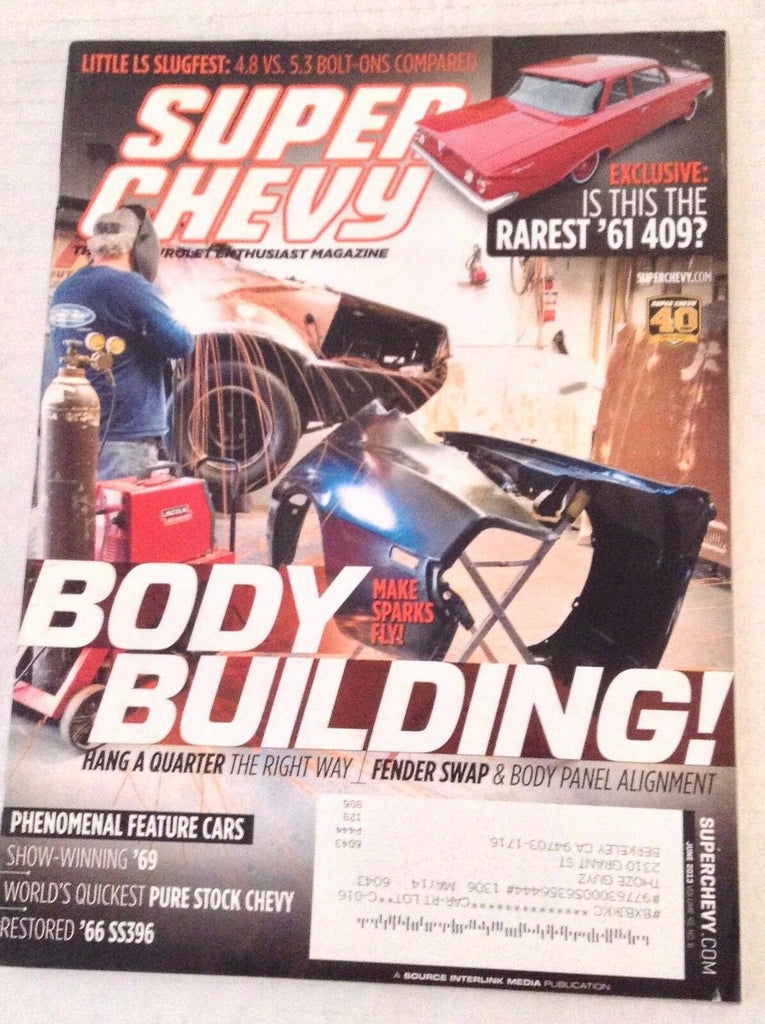 Super Chevy Magazine Fender Swap & Body Panel June 2013 030417NONRH