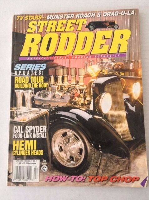 Street Rodder Magazine Road Tour Building The Body April 1996 031217NONRH