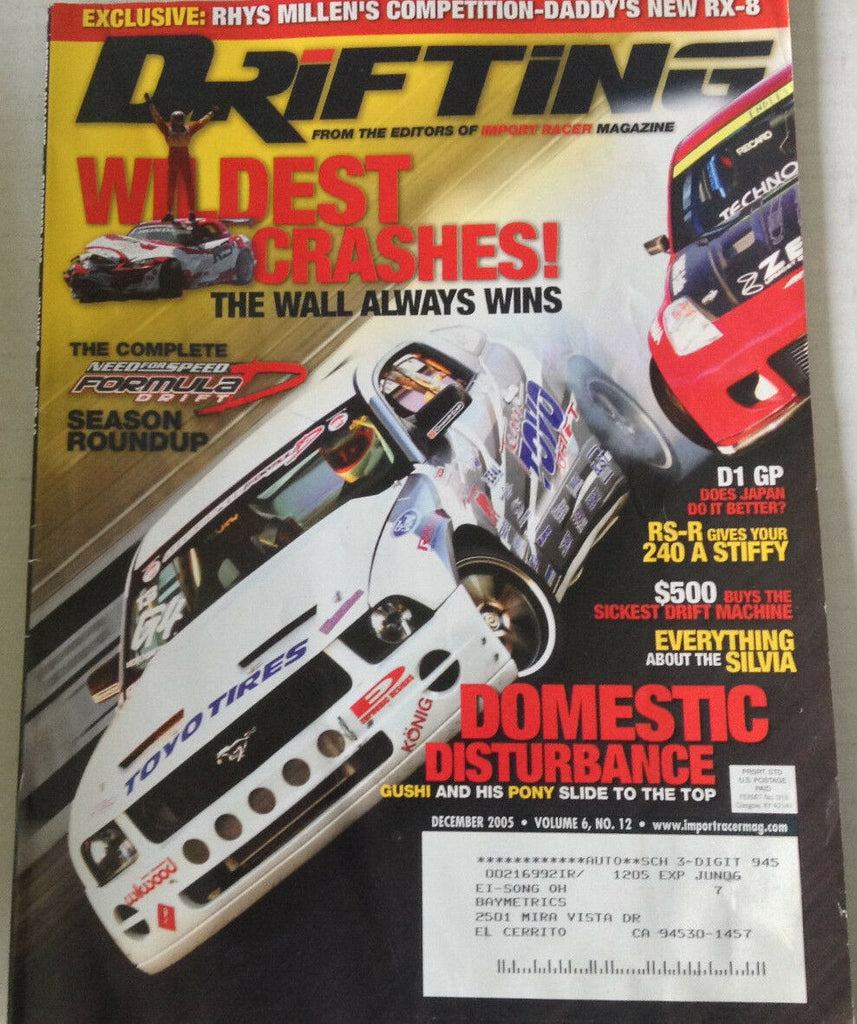 Drifting Magazine D1 Gp RS-R And More December 2005 080717nonrh