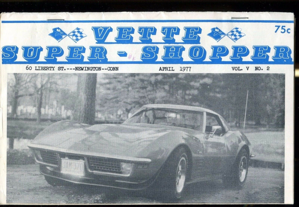 Vette Super Shopper Corvette April 1977 EX 030117nonjhe
