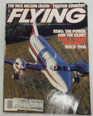 Flying Magazine Reno & Beech 1900 February 1988 AL 053015R
