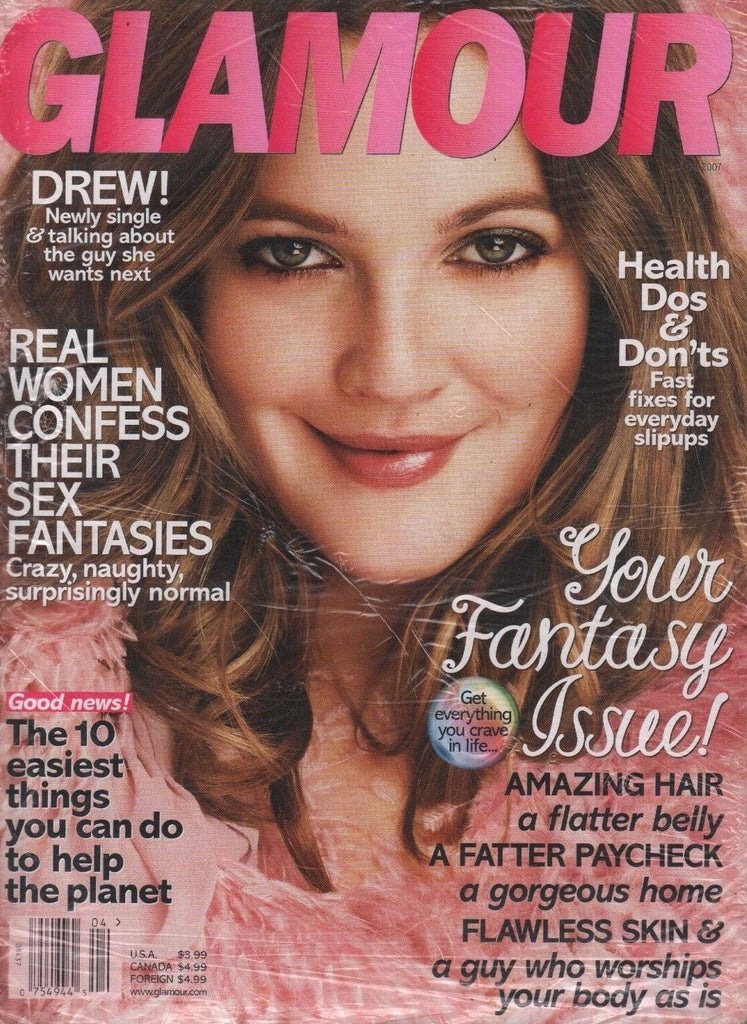 Glamour April 2007 Drew Barrymore 072517nonDBE
