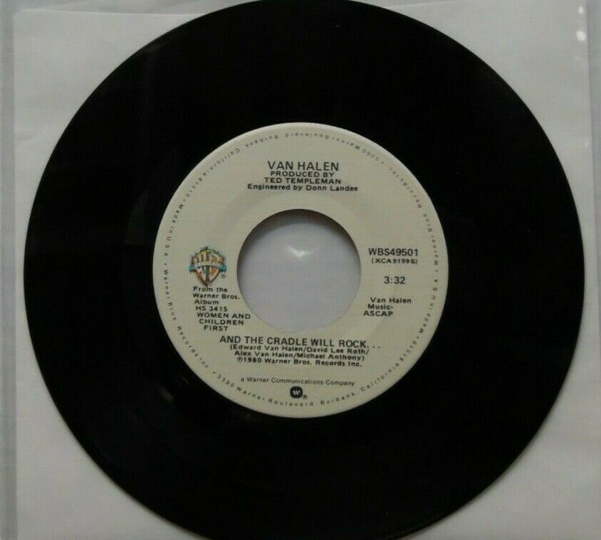 Van Halen Could this be magic & And the Cradle will Rock 45RPM 022220LLE45