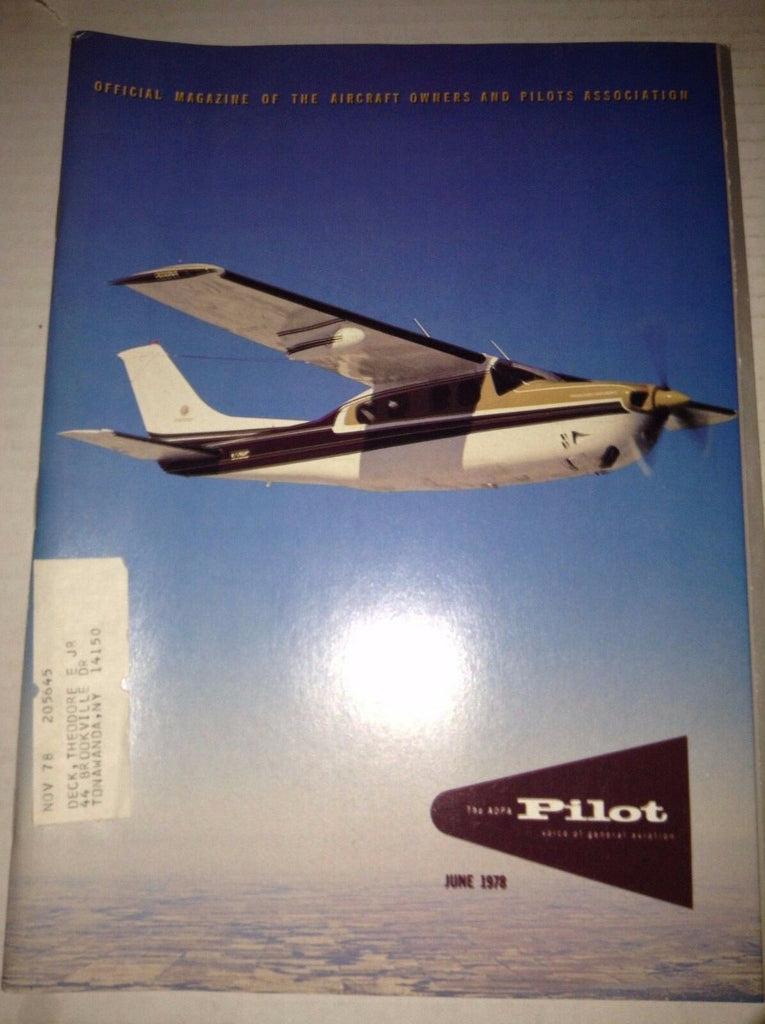 The AOPA Pilot Airplane Magazine Timm Aeromold PTs June 1978 120716rh