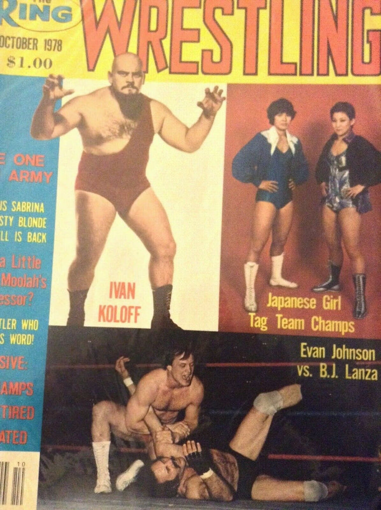 The Ring Wrestling Magazine Ivan Koloff Evan Johnson october 1978 020219nonrh