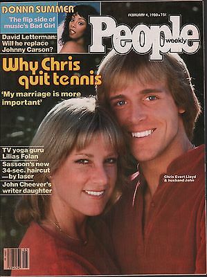 People Weekly February 4 1980 Chris Evert Lloyd, Donna Summer VG 012816DBE