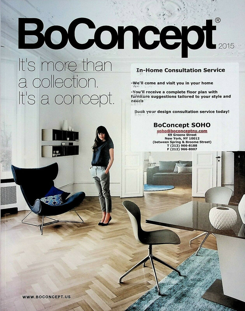Bo Concept 2015 Furniture, Home Urban Decor Catalog 161pgs 031820AME