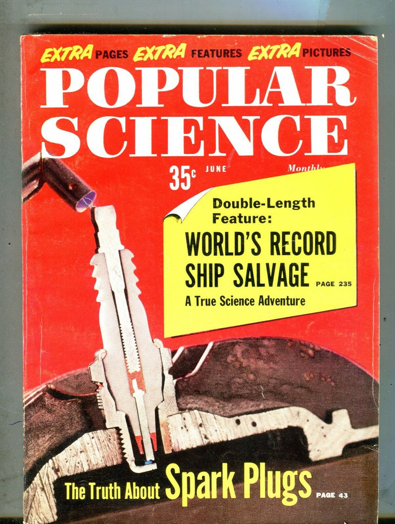Popular Science Magazine June 1960 Spark Plugs Ship Salvage 063017nonjhe