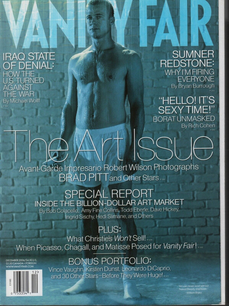 Vanity Fair December 2006 Brad Pitt Vince Vaughn Leonardo DiCaprio 070418DBE