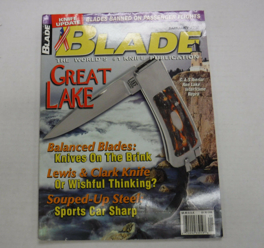 Blade Magazine Great Lake Lewis & Clark Knife January 2002 111416R