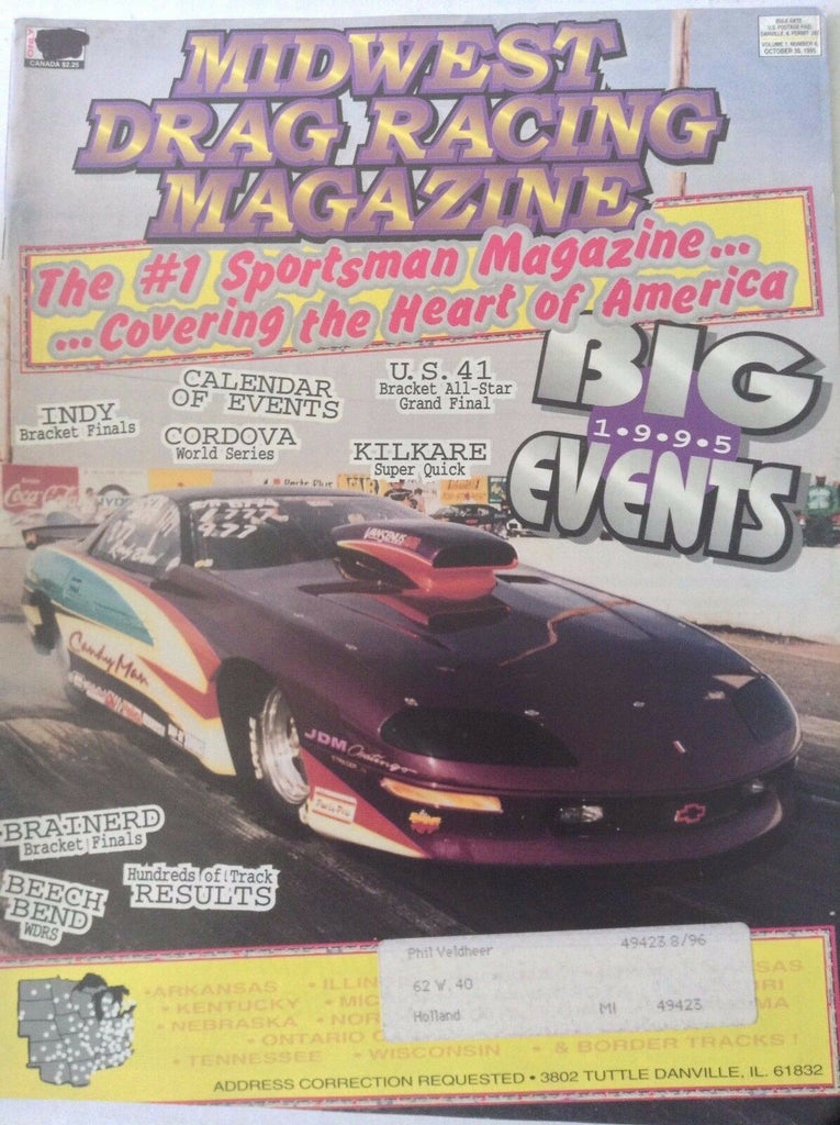 Midwest Drag Racing Magazine Indy Bracket Finals October 30, 1995 041817nonrh