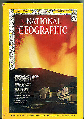 National Geographic Magazine July 1973 Ionian Isles Of Greece VG 041416jhe