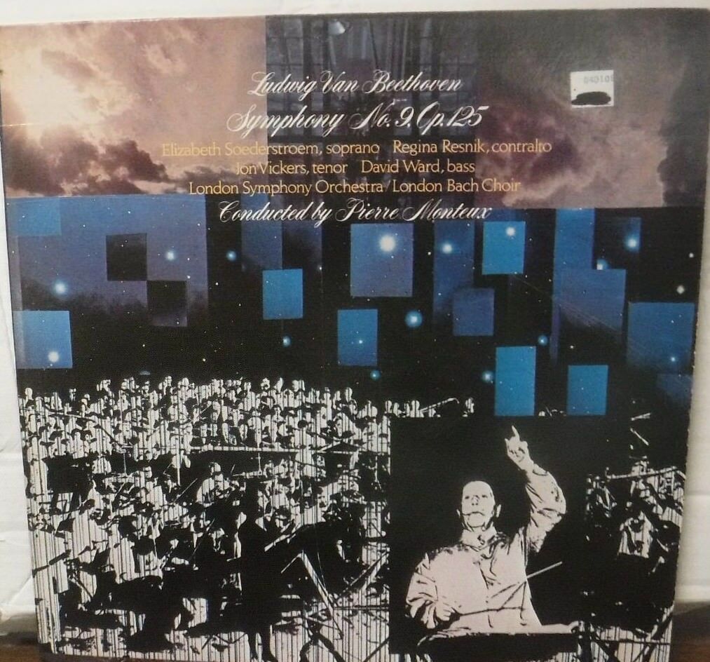 Monteux Conducts Beethoven: Symphony no 9 vinyl WG-8364 031118LLE