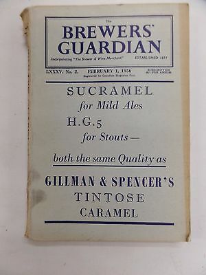 The Brewers Guardian February 1 1956 Sucramel for Mild Ales VG 081016DBE