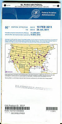 El Paso Sectional Aeronautical Chart 10 Feb 2011 to 28 Jul 2011 FAA 030416jhe