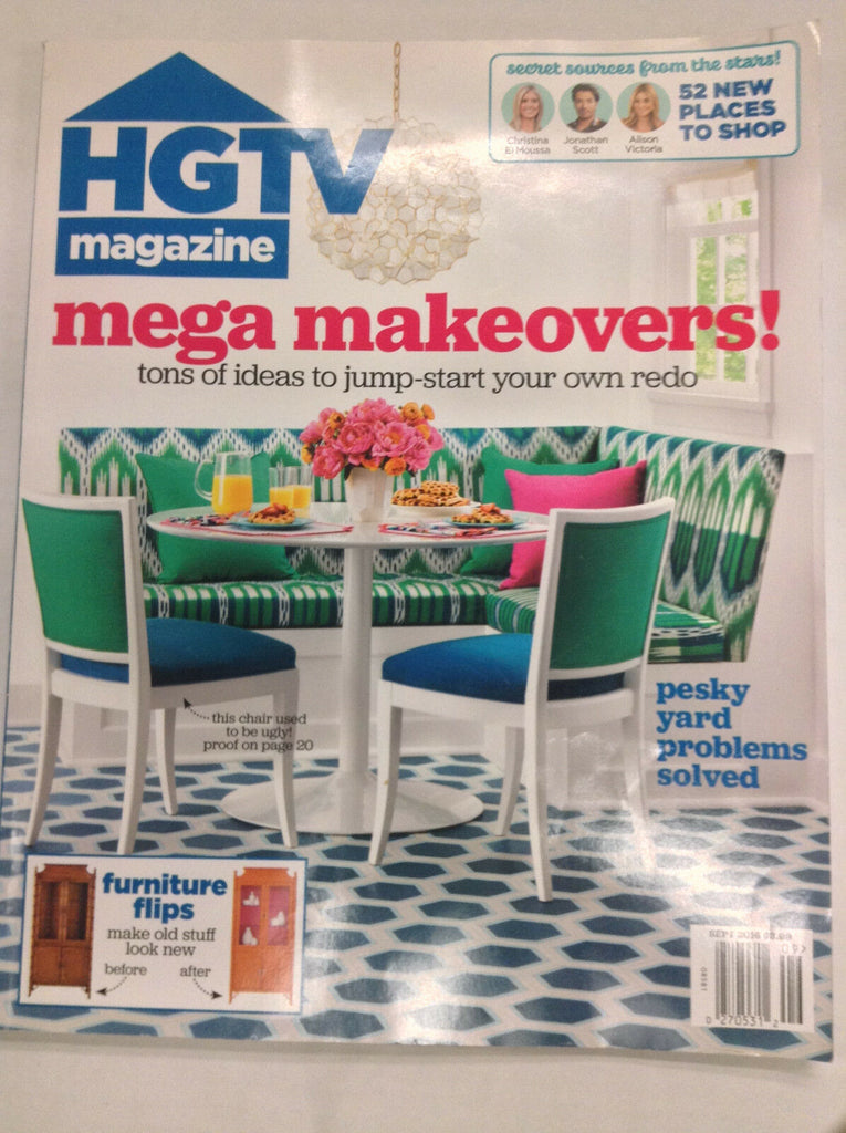 HGTV Magazine Mega Makeovers Yard Problems Solved September 2016 042617nonr