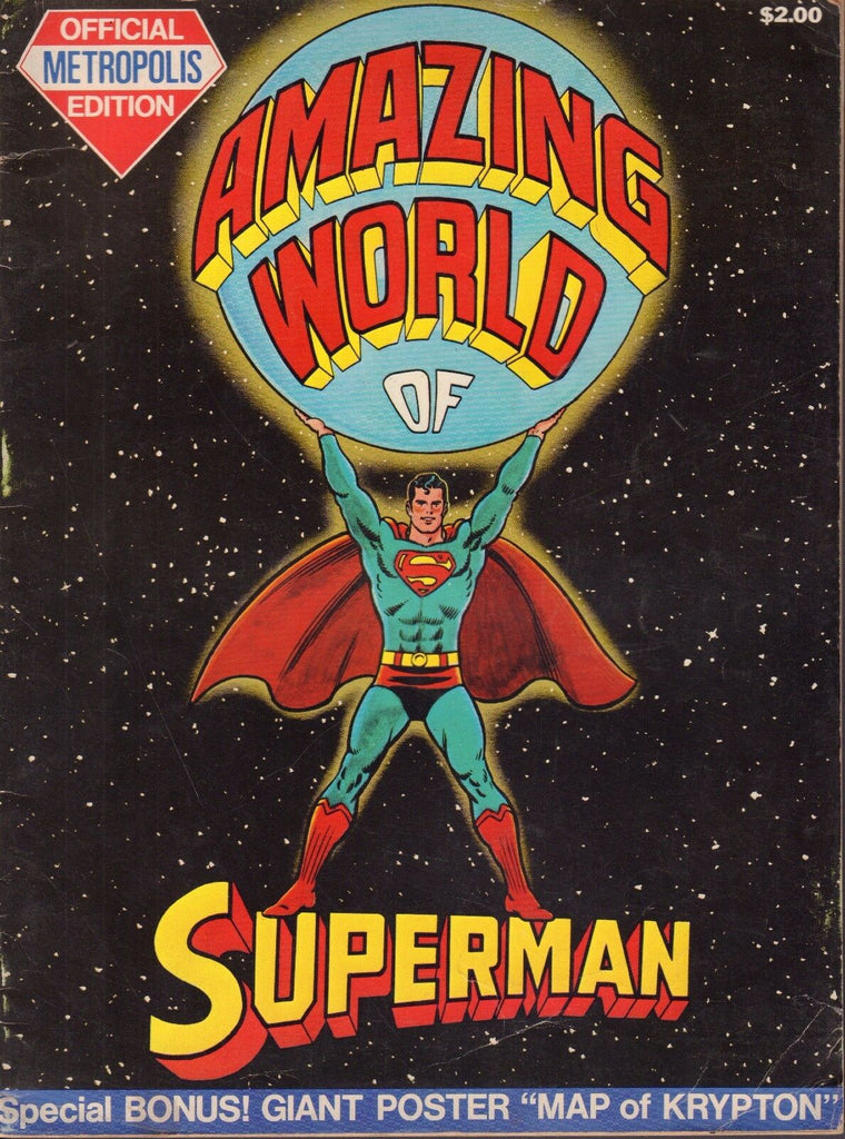 Amazing World of Superman 1973 w/ Krypton Map 081717DBE