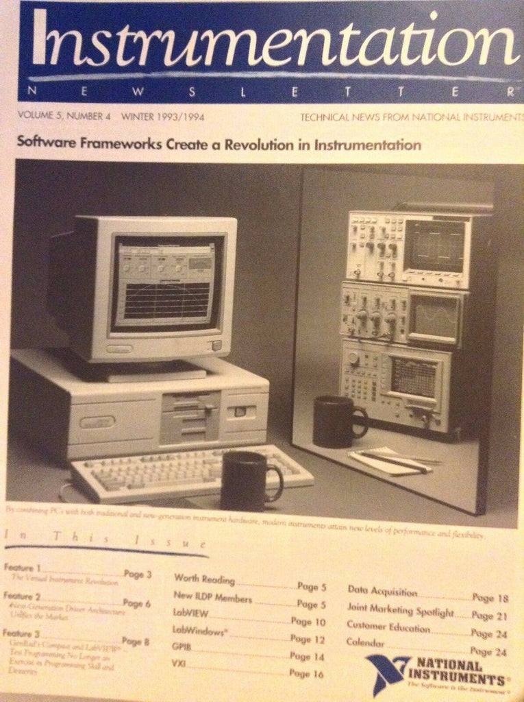 Instrumentation Magazine Framework Revolution Winter 1993/1994 121817nonrh