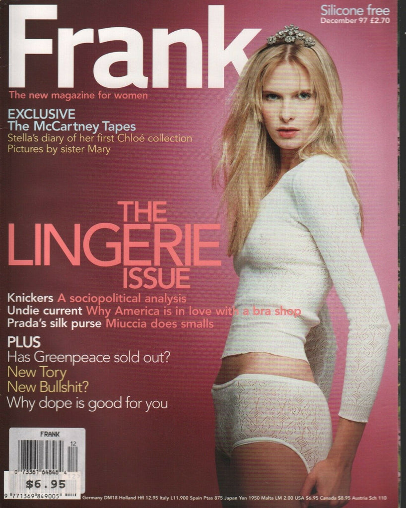 Frank UK Fashion Magazine December 1997 Miuccia Prada 013120AME