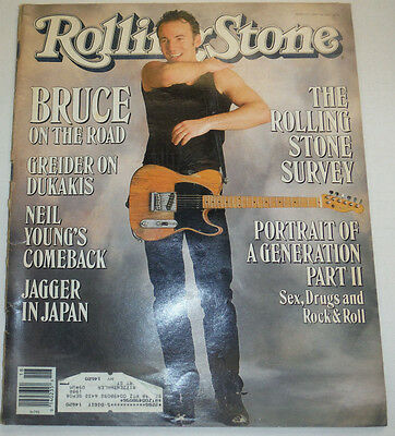 Rolling Stone Magazine Bruce Springsteen May 1988 120314R2