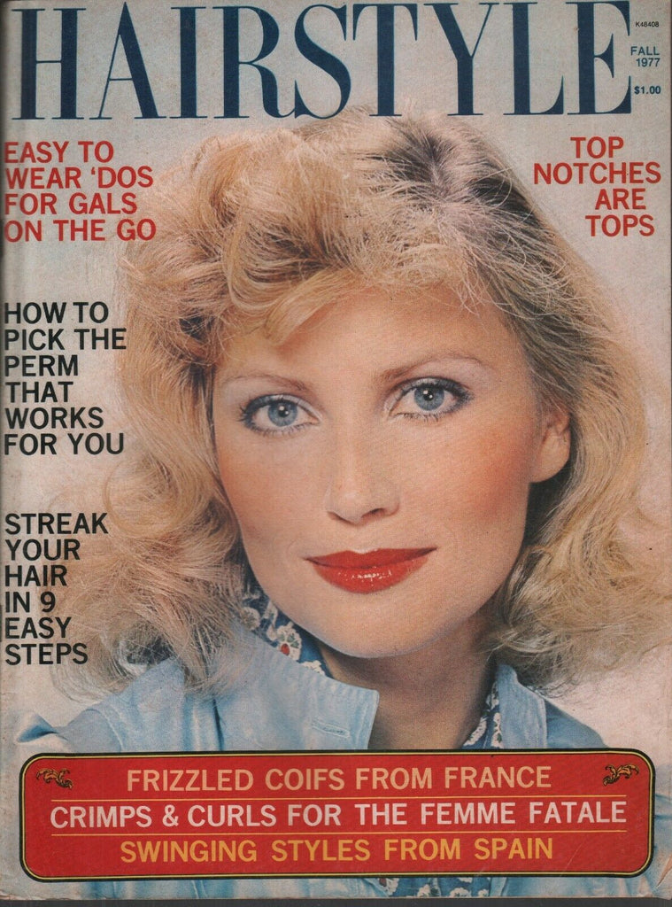 Hairstyle Fall 1977 Frizzled Coifs From France Vintage Hair Magazine 072919AME
