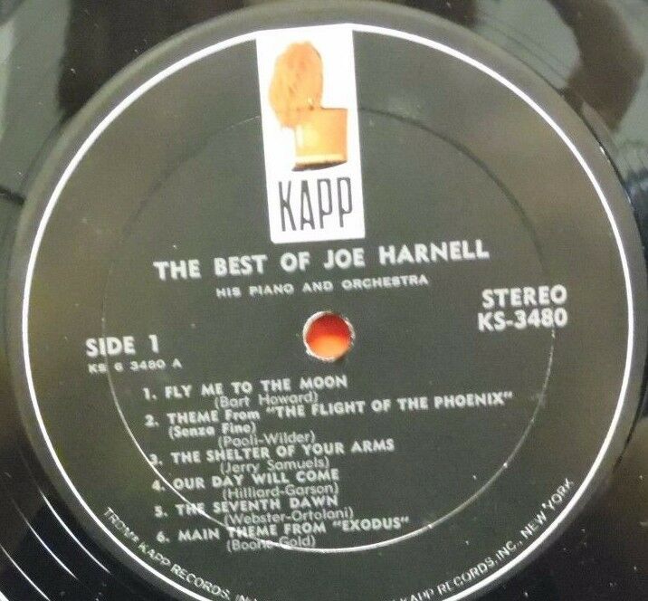 The Best of Joe Harnell his piano and orchetra 33RPM KS-3480 100116LLE