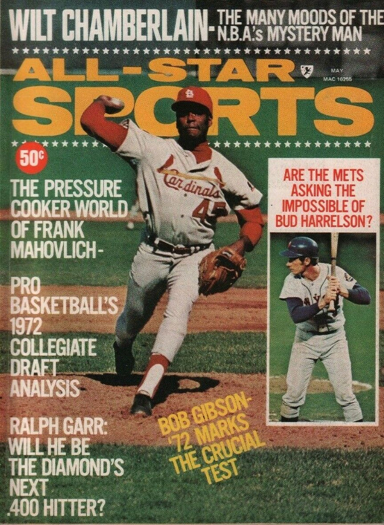 All-Star Sports May 1972 Bob Gibson Bud Harrelson Ralph Garr 052019DBE