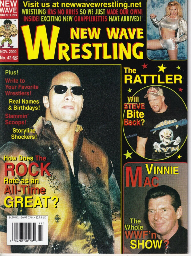 New Wave Wrestling The Rock Stone Cold Vince McMahon November 2000 031919nonr