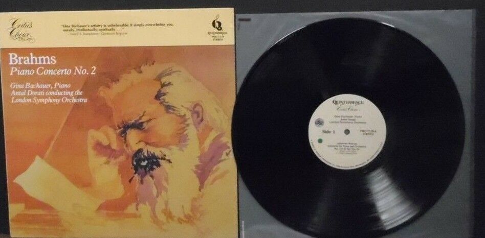 Brahms Piano Concerto No 2 Gina Bachauer, Piano vinyl 123018LLE