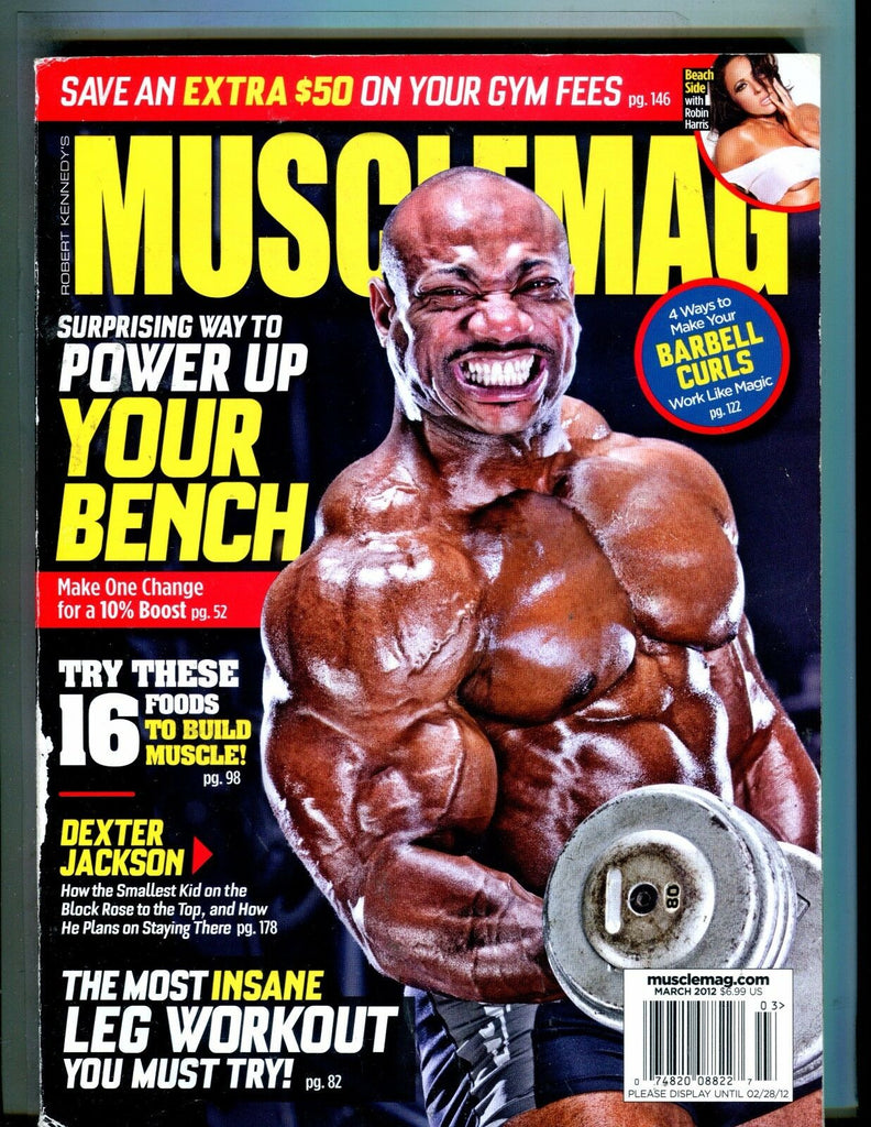 Muclemag Magazine March 2012 Dexter Jackson EX No ML 052217nonjhe