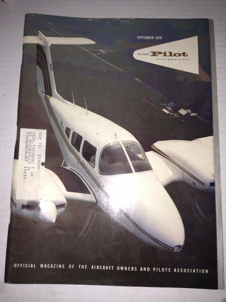 The AOPA Pilot Airplane Magazine Grumman Ag-Top September 1978 120716rh