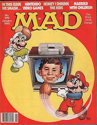Mad magazine January 1990 Nintendo, Honey i shrunk the kids VG 010616DBE