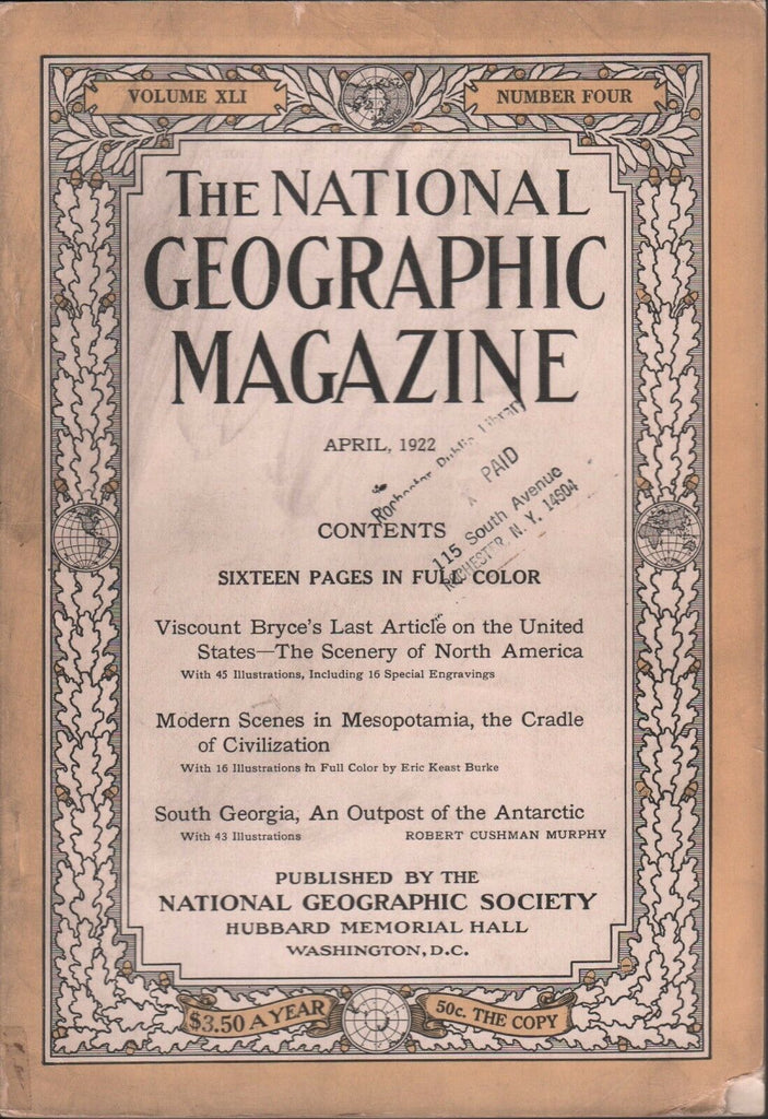 National Geographic April 1922 South Georgia an Outpost 020617DBE2