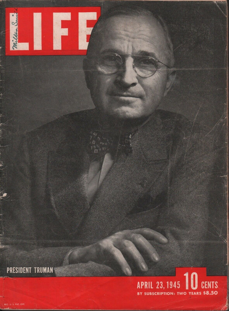 Life April 23 1945 President Truman 101718DBE