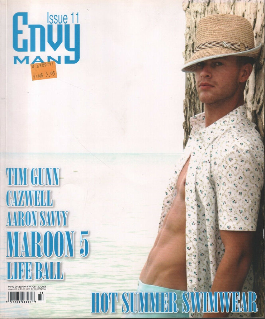 Envy Man Issue #11 Tim Gunn Cazerll Aaron Savvy Maroon 5 052318DBF2