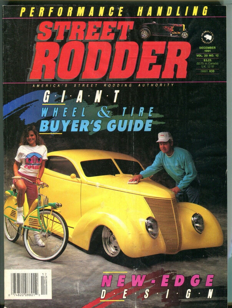 Street Rodder Magazine December 1991 Wheel Tire Guide VG No ML 042117nonjhe
