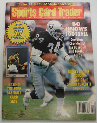 Sports Card Trader Magazine Bo Jackson & Muhammad Ali February 1991 063015R2