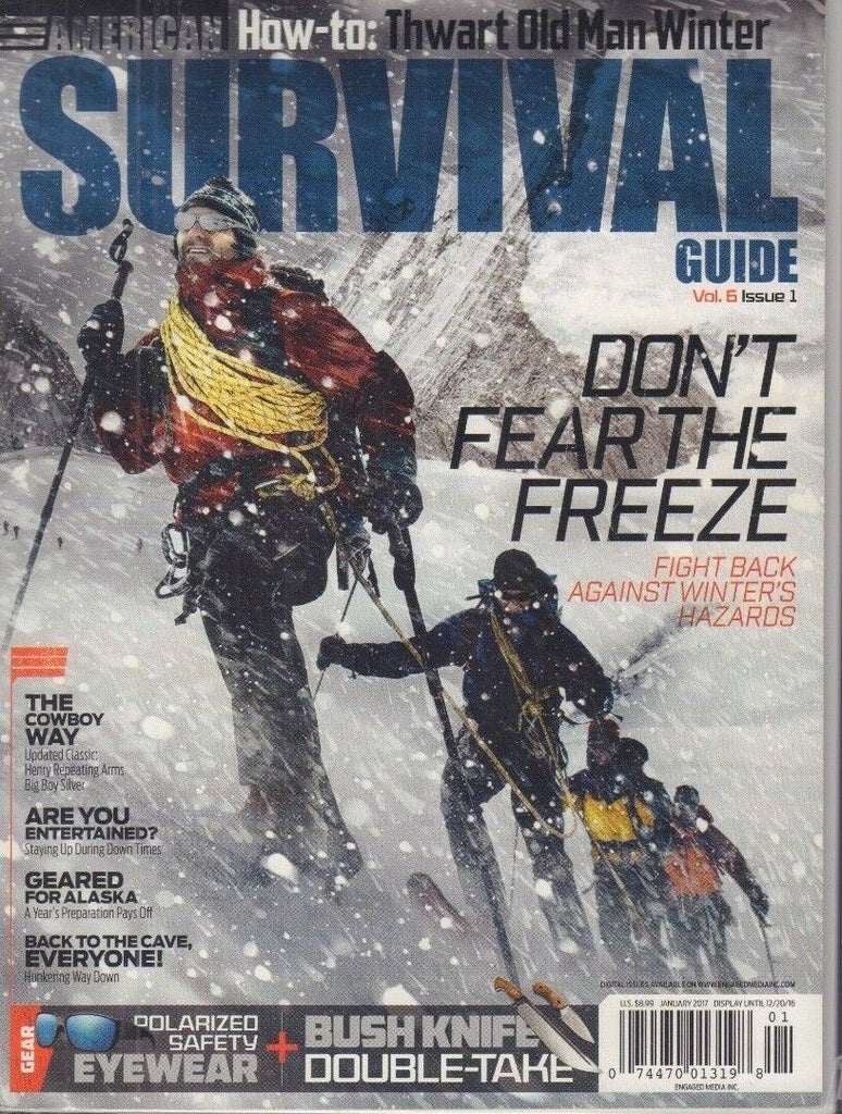 Survival Guide Magazine Don't Fear The Freeze January 2017 010818nonr
