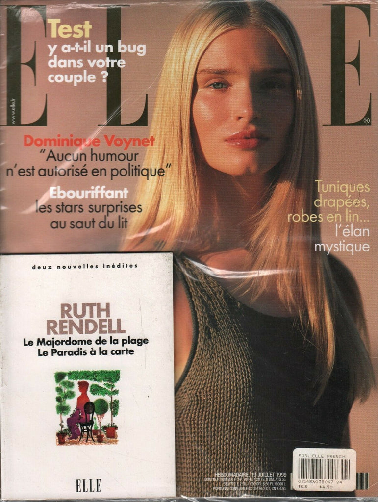 Elle French Fashion July 19 1999 Dominique Voynet Ruth Rendell 100720ame2