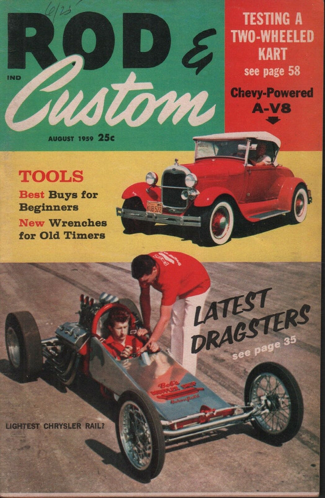 Rod & Custom August 1969 Lynn Wineland Tom Uhler 082118DBE