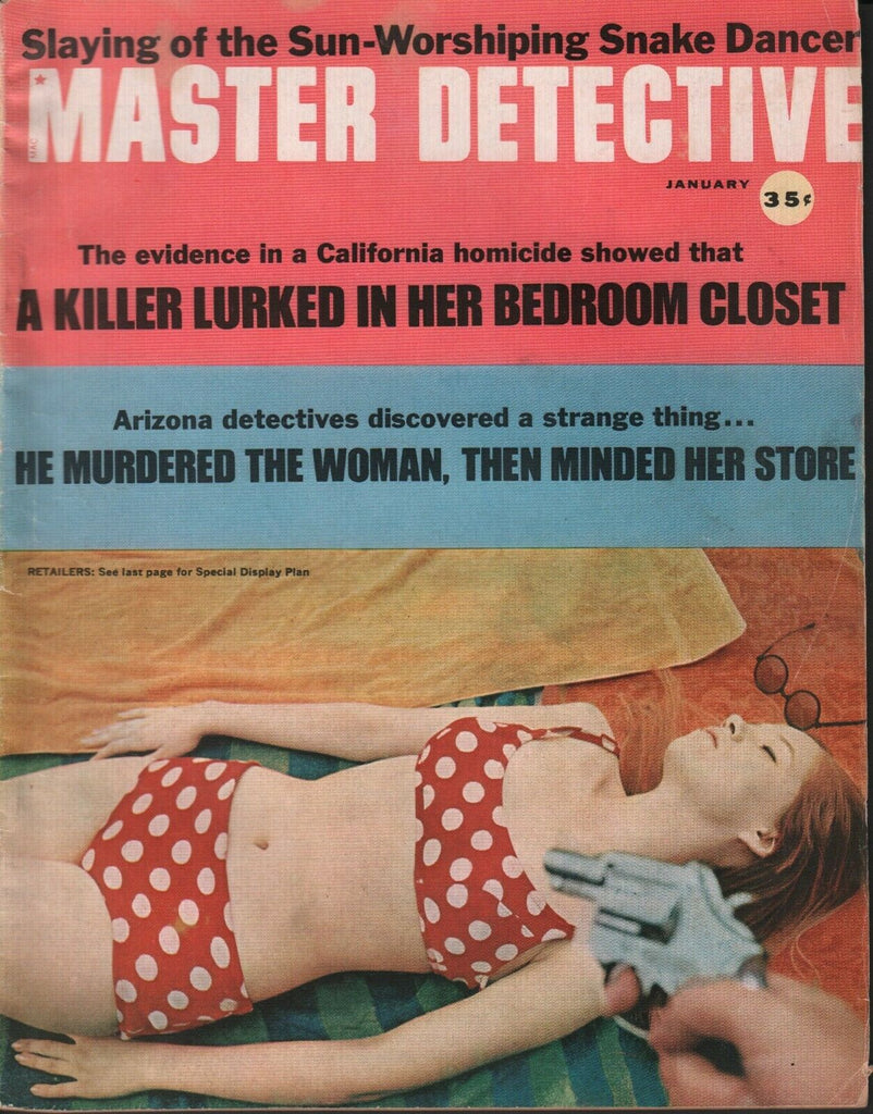 Master Detective Magazine January 1968 Snake Dancer 021819AME