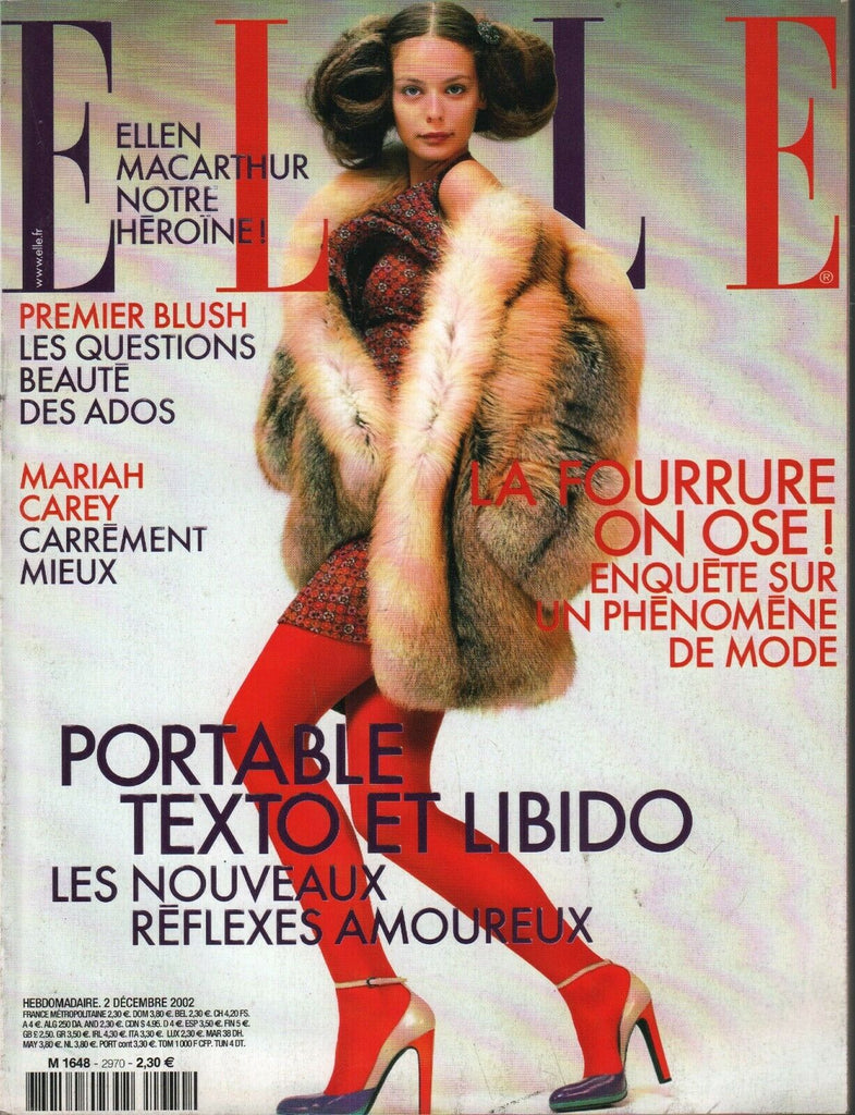 Elle French Fashion December 2 2002 Mariah Carey Ellen MacArthur 091520ame