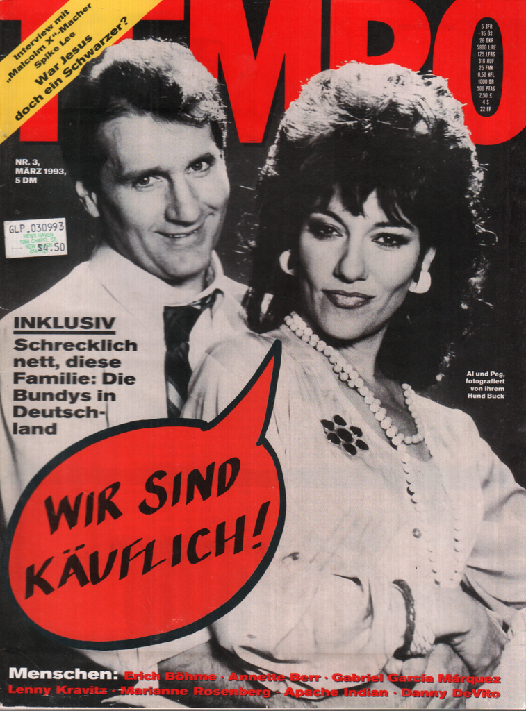 TEMPO March 1993 German Magazine Danny DeVito Katey Sagal 033120DBE
