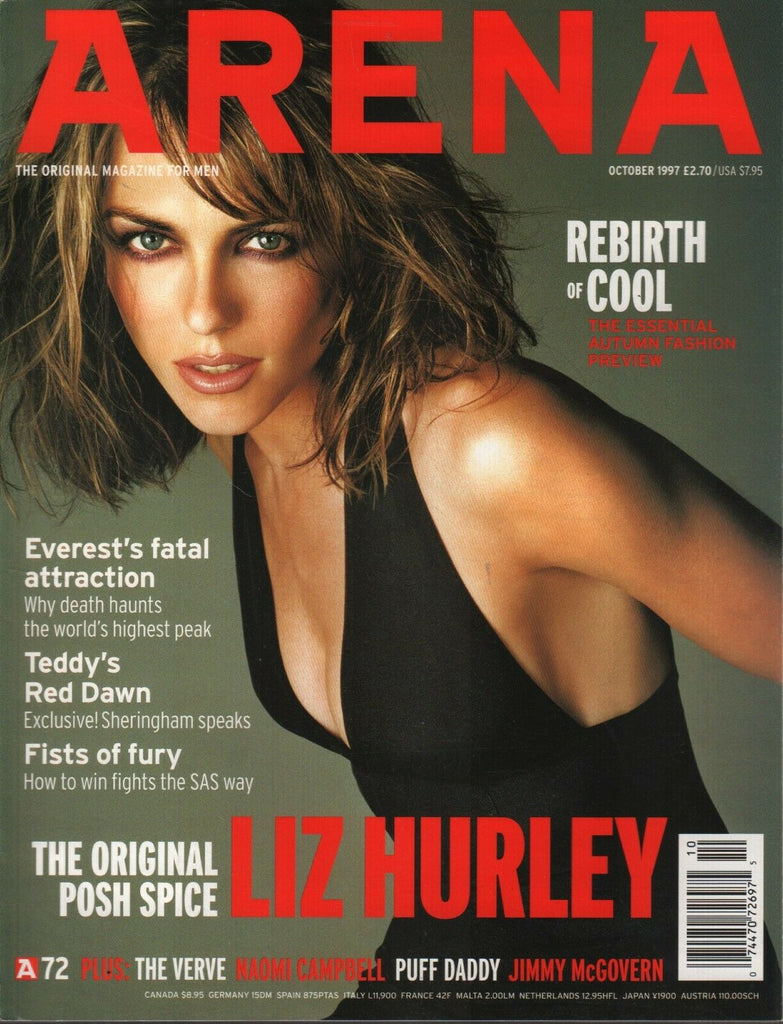 Arena Style for Men October 1997 Liz Hurley Naomi Campbell 102819AME