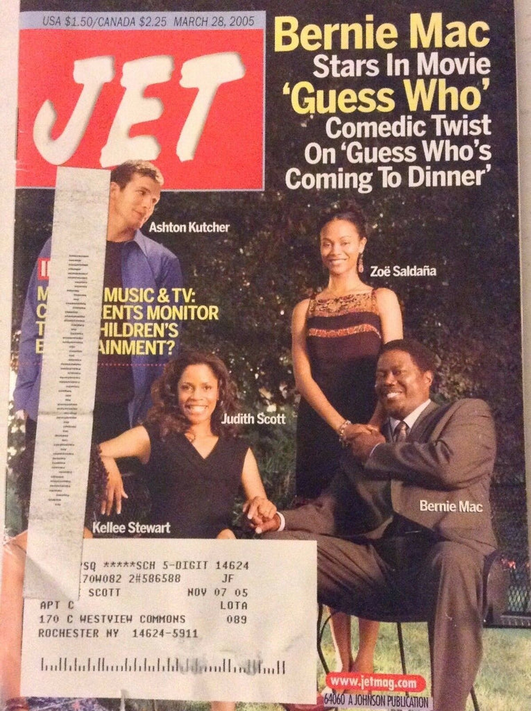 Jet Magazine Bernie Mac Zoe Saldana March 28, 2005 090417nonrh
