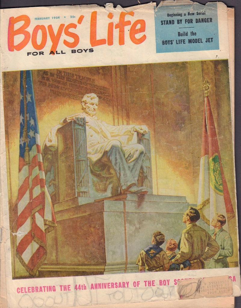 Boys Life February 1964 44th Anniversary of the Boy Scouts w/ML 011717DBE2
