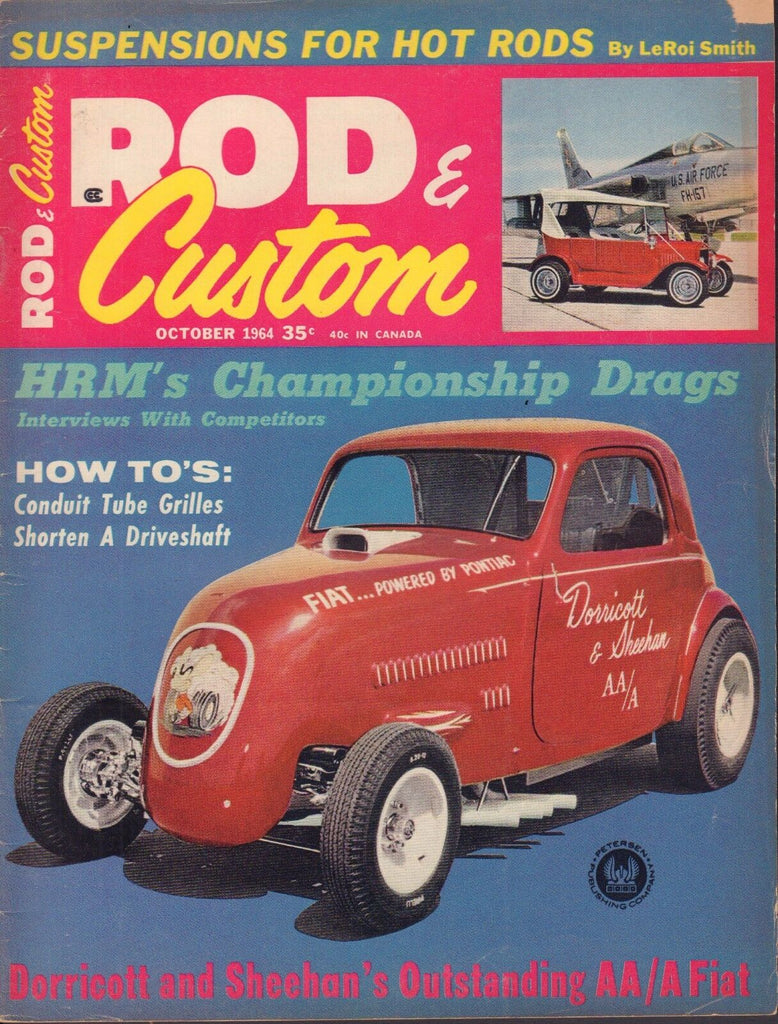 Rod & Custom October 1964 AA/A Fiat 030117nonDBE