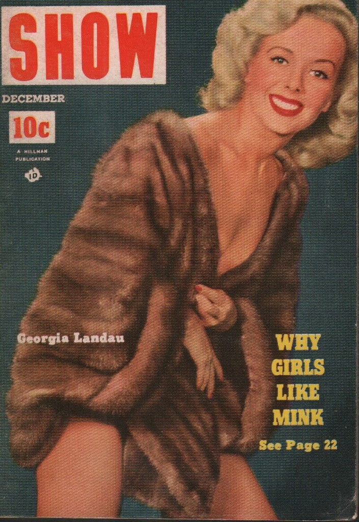 Show Digest December 1952 Georgia Landau Cheesecake Pin Up 070819AME