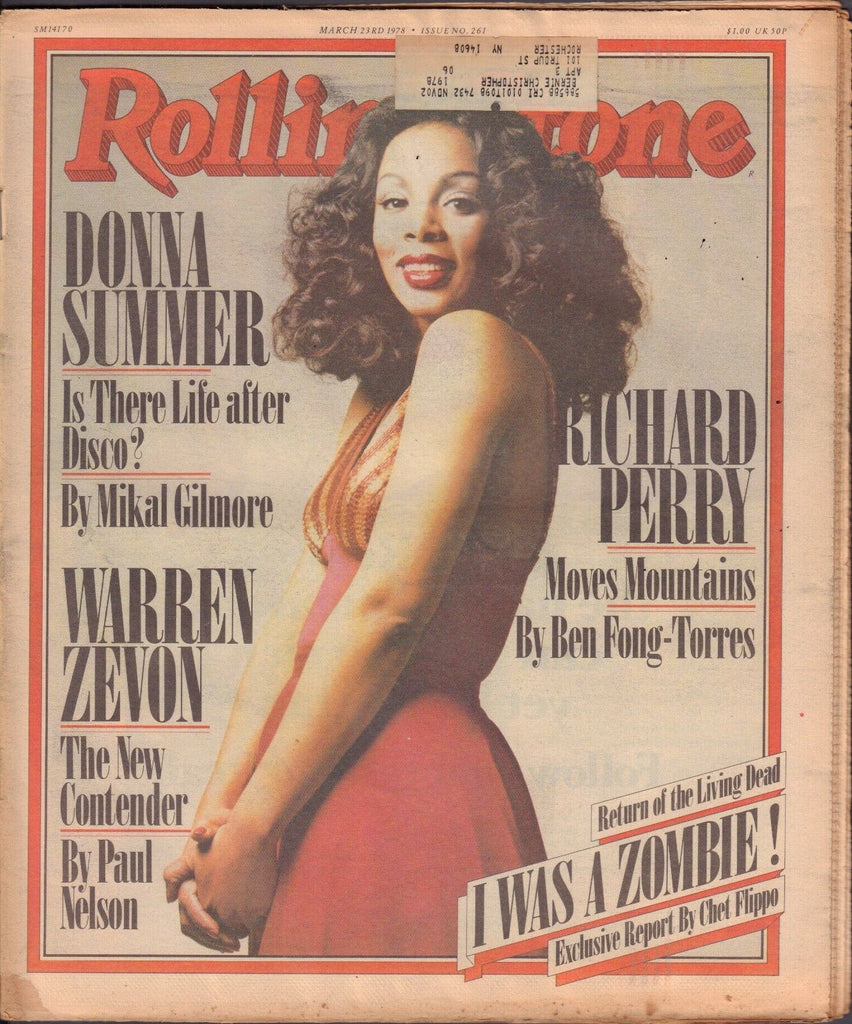 Rolling Stone March 23 1978 Donna Summer, Richard Perry w/ML 121616DBE